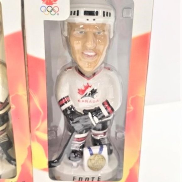 6 Team Canada BOBBLE DOBBLES Bobble Heads NHL Bobble Head Jovanovski Smyth Pega - Picture 7 of 7